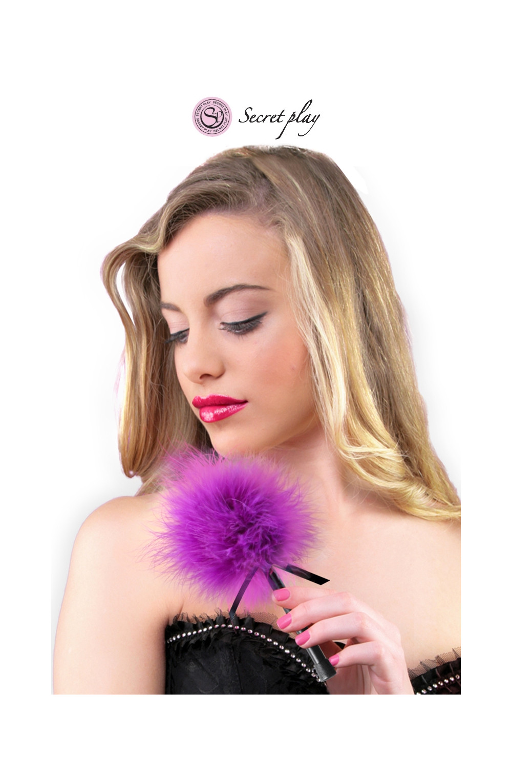 Plumeau 18 cm violet