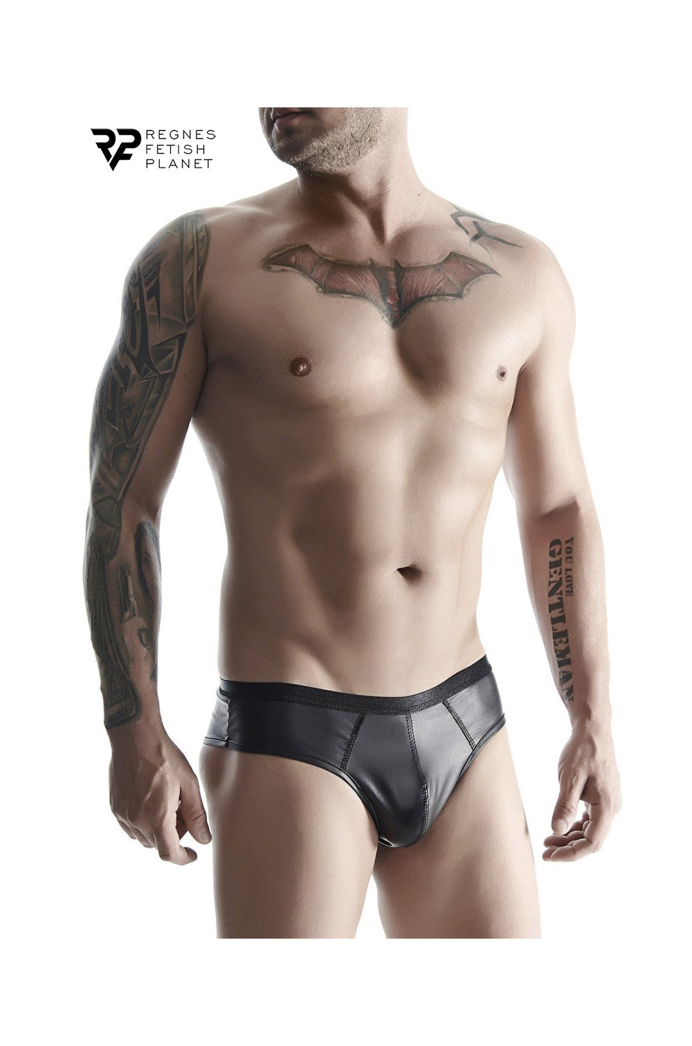 Slip noir wetlook - Regnes