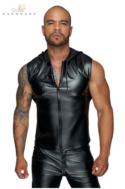 Veste à capuche sans manches H062