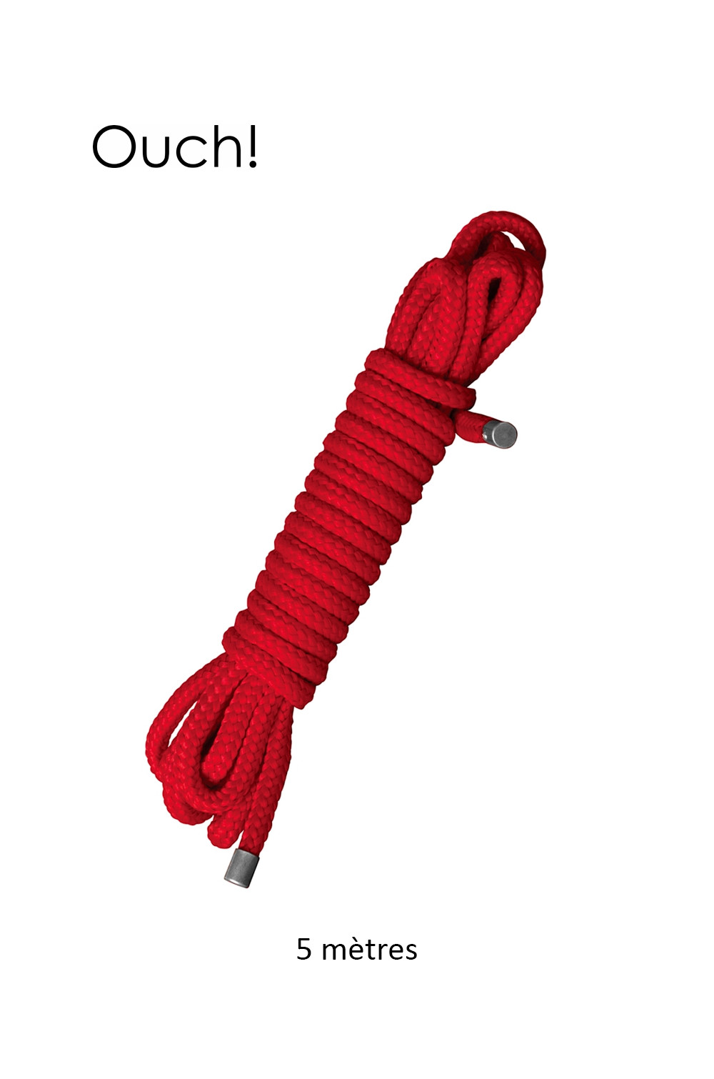 Corde de bondage Japonais 5m rouge - Ouch