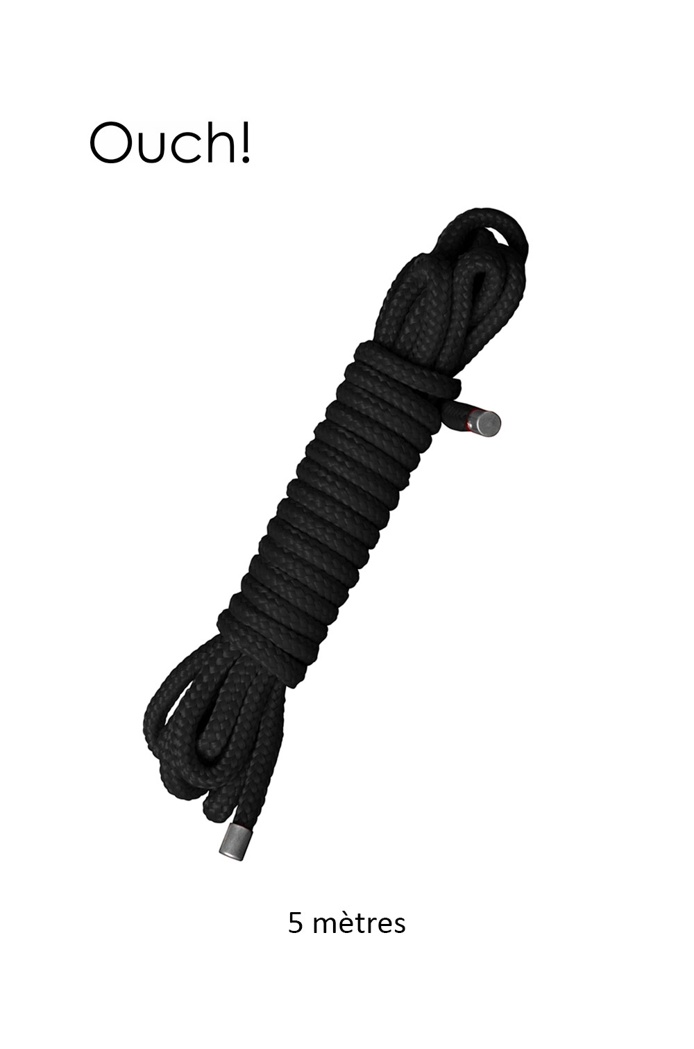 Corde de bondage Japonais 5m noire - Ouch Corde de bondage Japonais 5m noire - Ouch