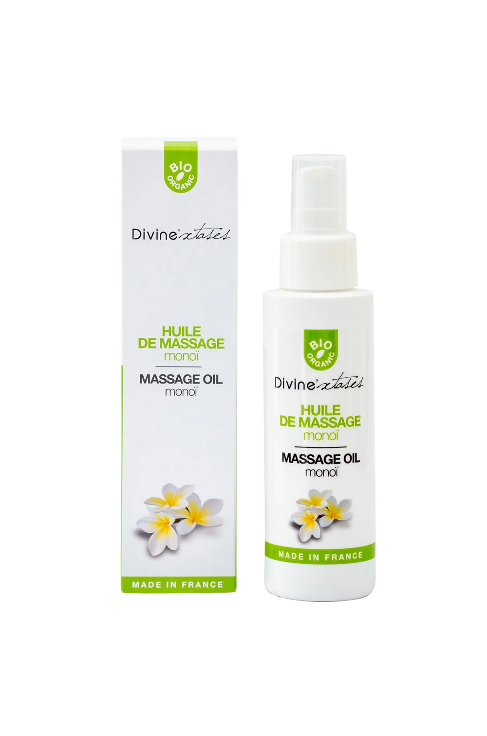 Huile de massage BIO Monoï