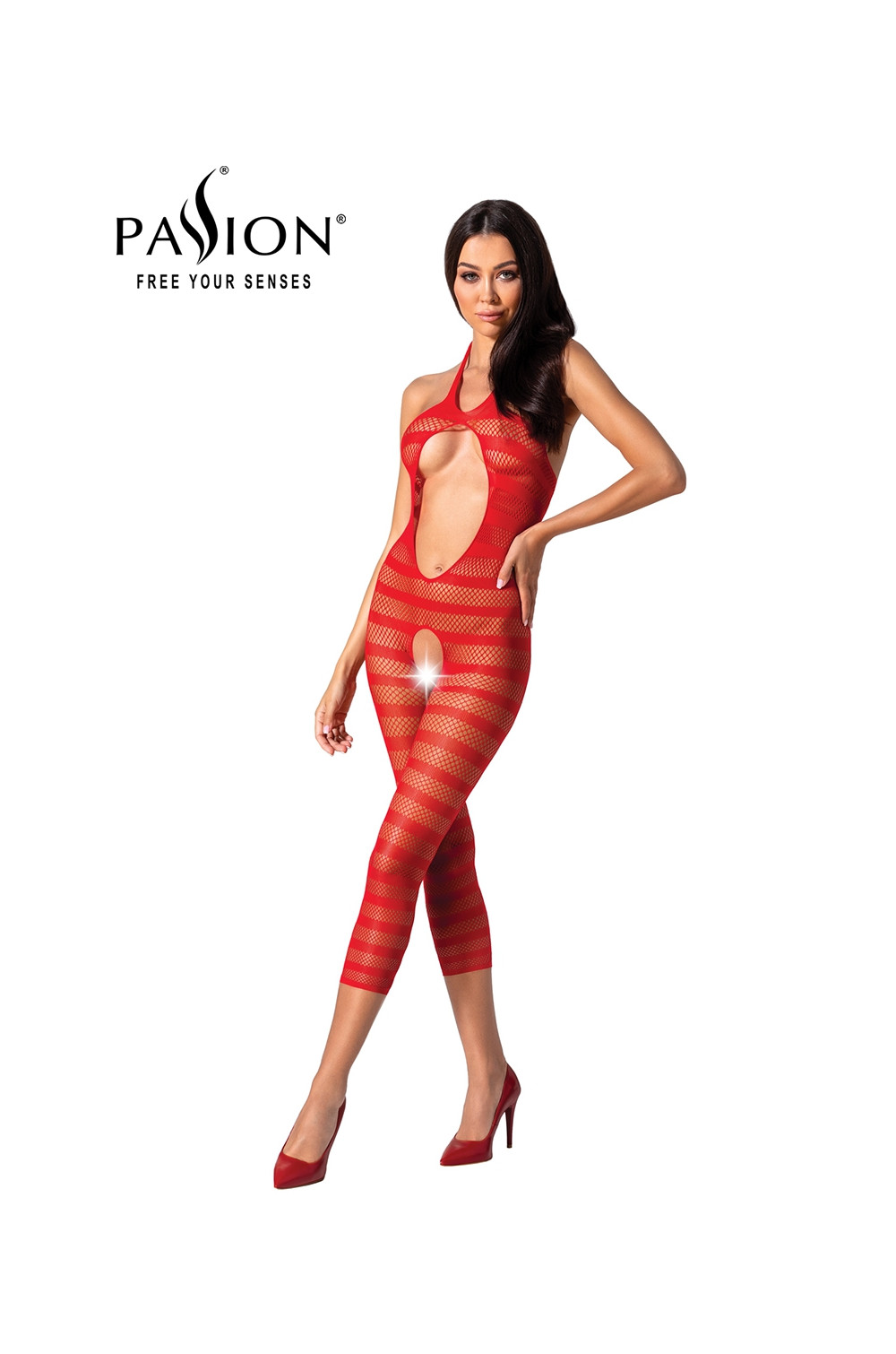 Combinaison résille BS081 - Rouge