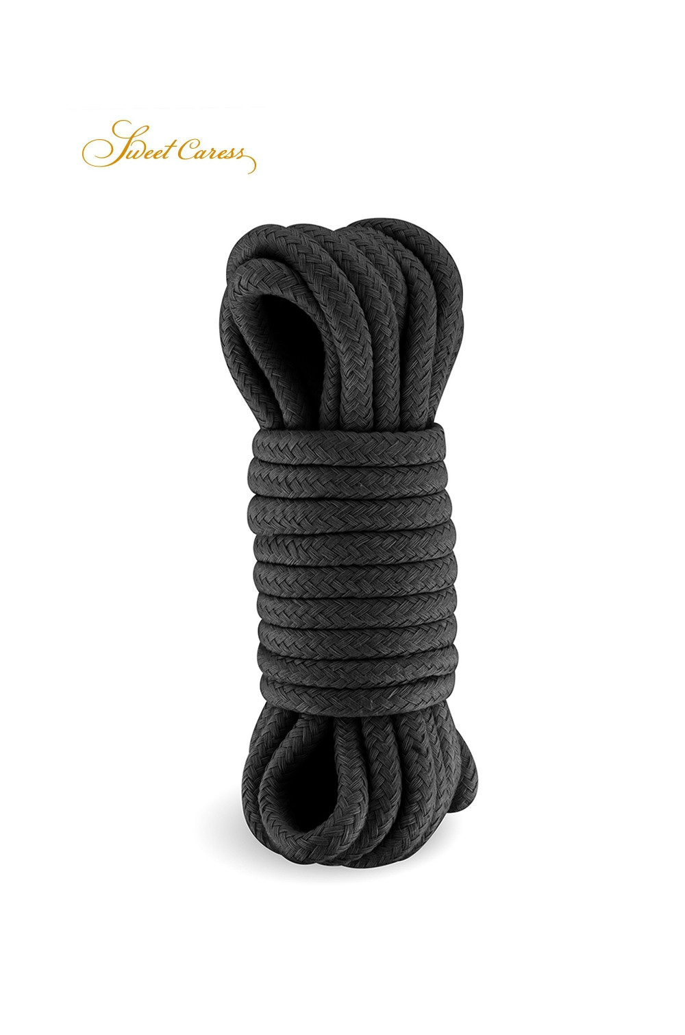 Corde de bondage noire 5m - Sweet Caress