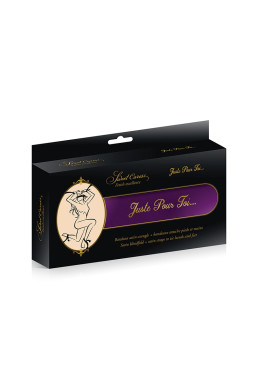 5 liens satin pourpre - Sweet Caress