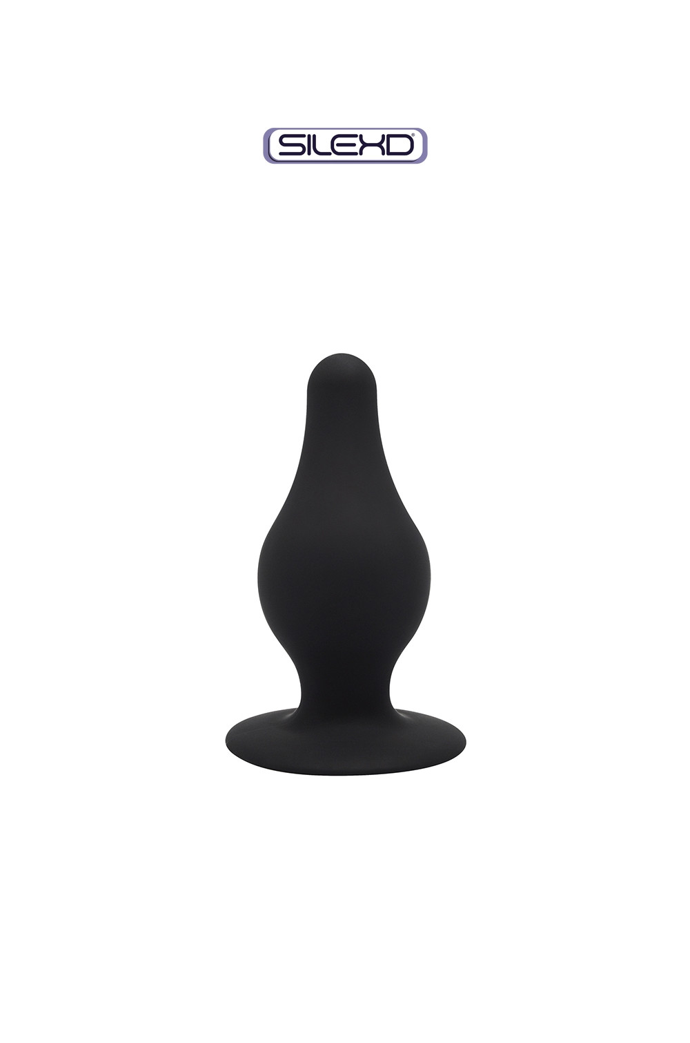 Plug anal The Original Model 2 noir 6,4 cm - SilexD