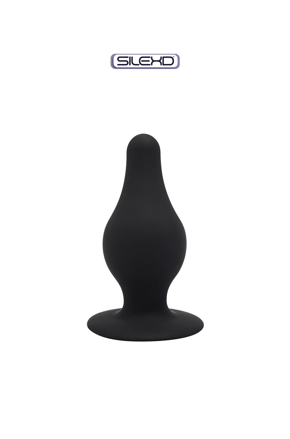Plug anal The Original Model 2 noir 7,2 cm - SilexD