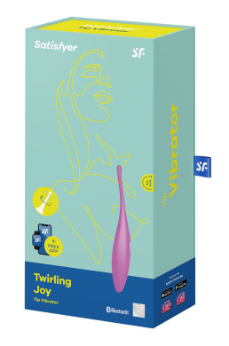 Stimulateur connecté Twirling Joy fuchsia - Satisfyer