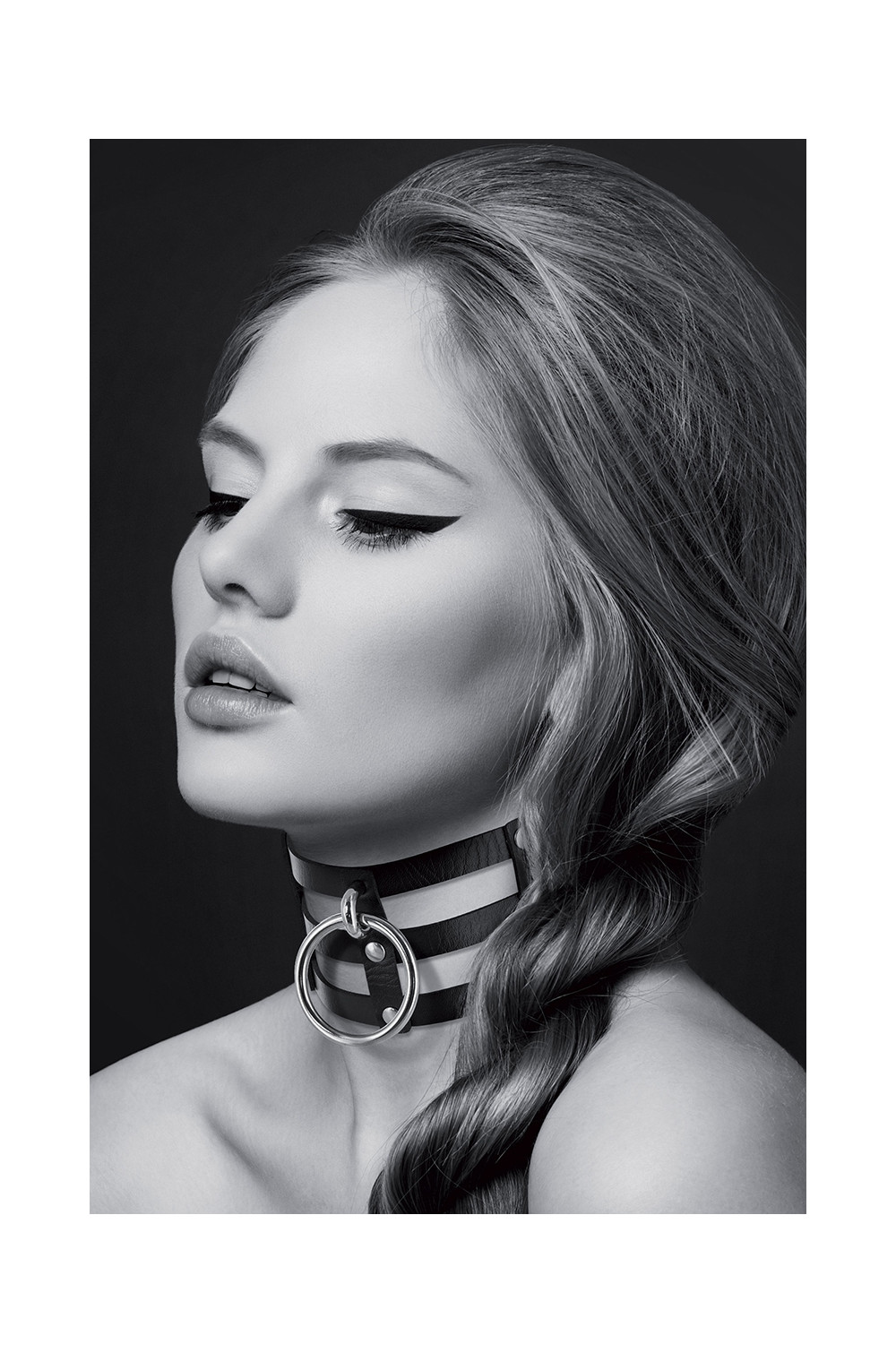 Collier Fetish large avec anneau - Bijoux pour Toi