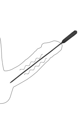 Plug d'urètre vibrant extra long - Ouch!