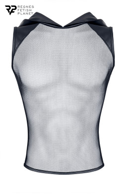 T-shirt à capuche en mesh - Regnes