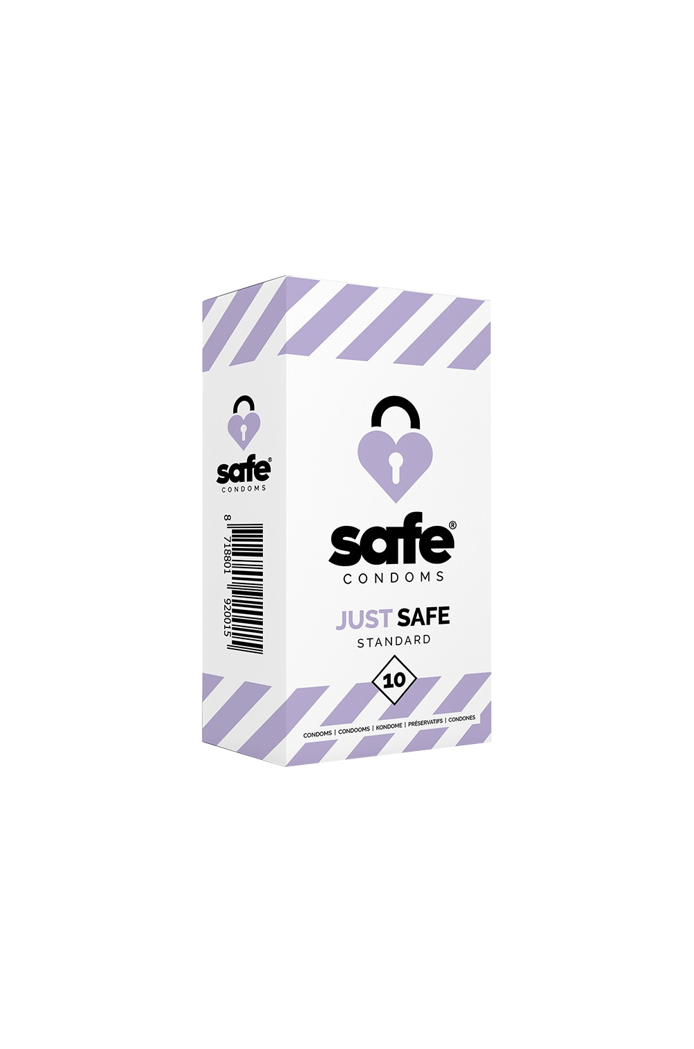 10 préservatifs Just Safe Standard