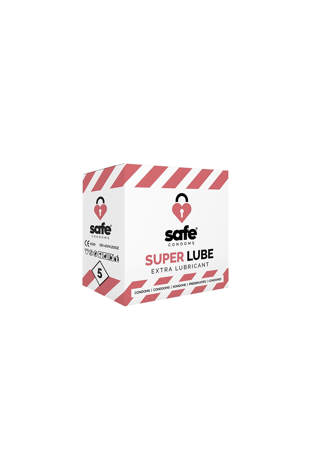5 préservatifs Safe Super Lube 5 préservatifs Safe Super Lube