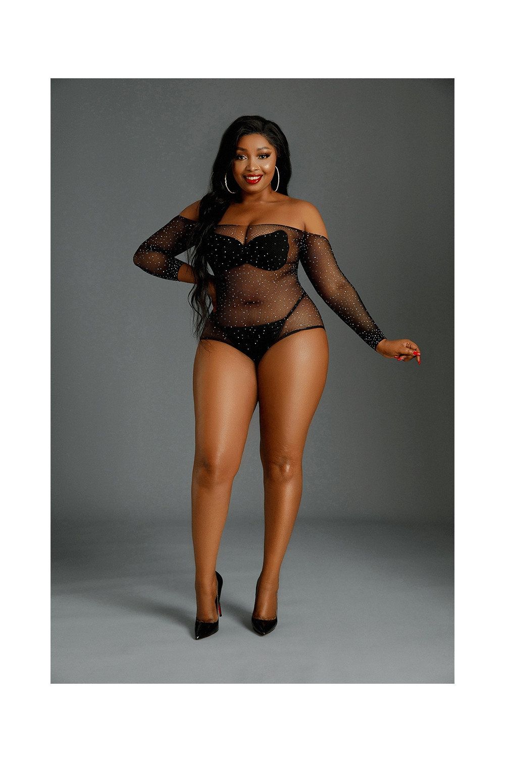 Body résille N°09 Queen Size - Moonlight Body résille N°09 Queen Size - Moonlight