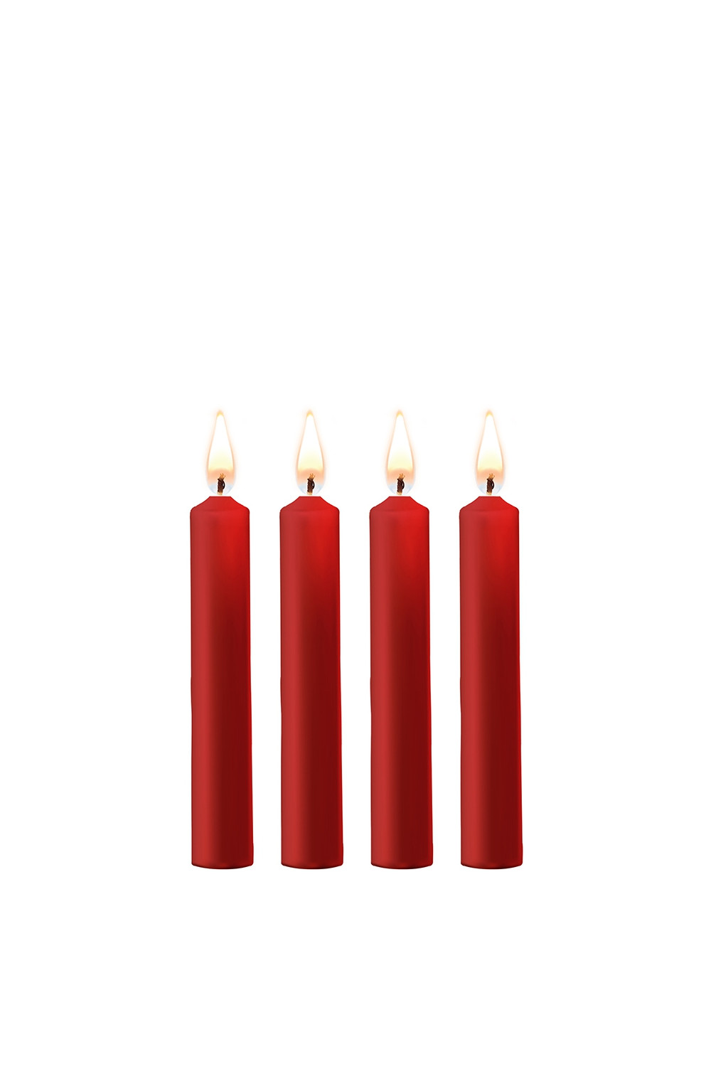4 bougies SM rouges - Ouch! 4 bougies SM rouges - Ouch!