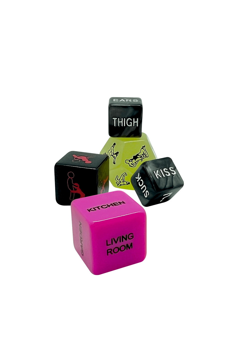 Set 5 dés coquins Ooo - Wooomy