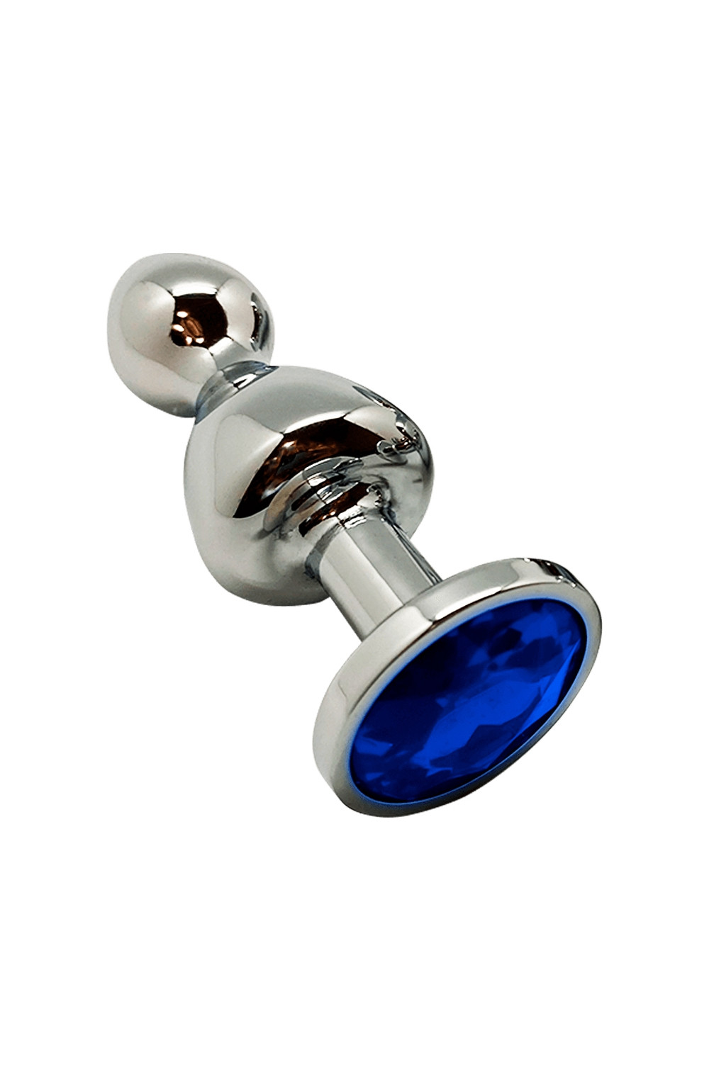 Plug bijou Lollypop bleu L - Wooomy