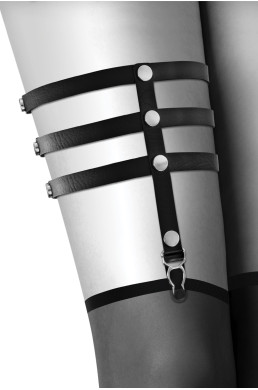 Jarretière ajustable avec rivets