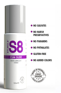 Lubrifiant hybride S8 effet sperme 125ml