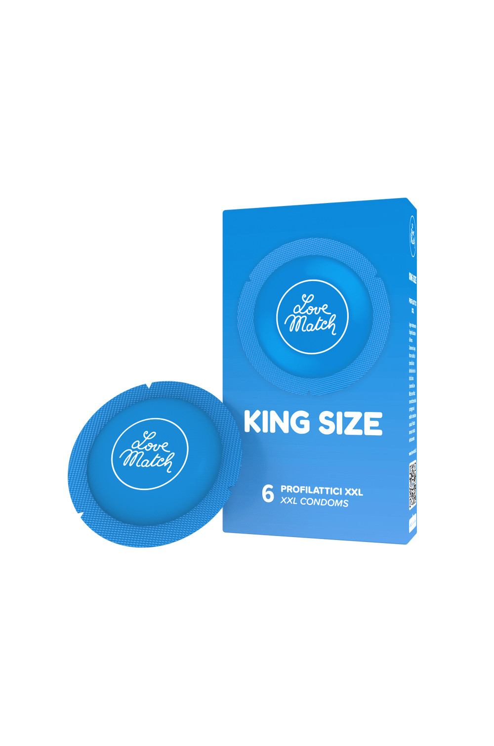6 Préservatifs King size Love Match