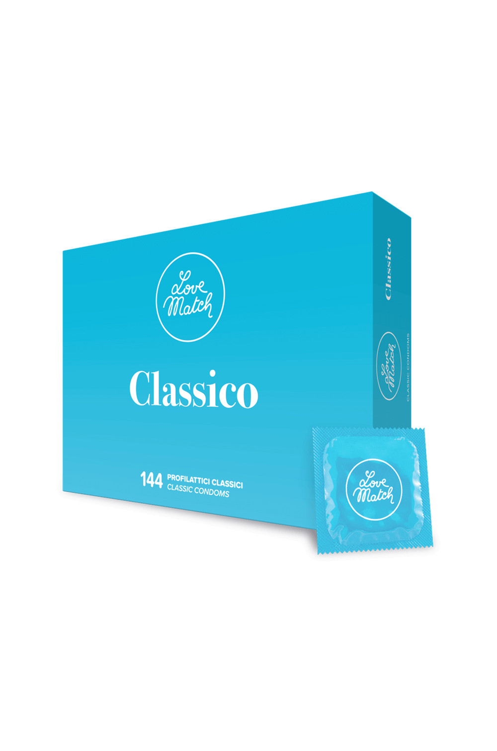 144 Préservatifs classiques Love Match