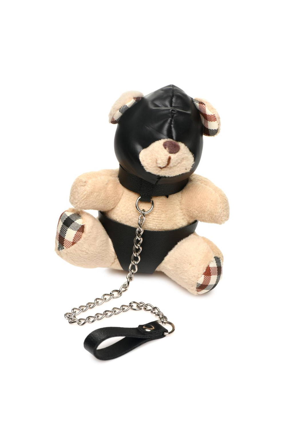 Porte-clés Teddy Bear BDSM avec cagoule