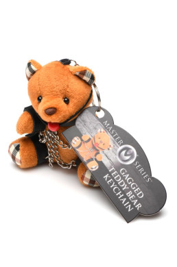 Porte-clés Teddy Bear bâillonné