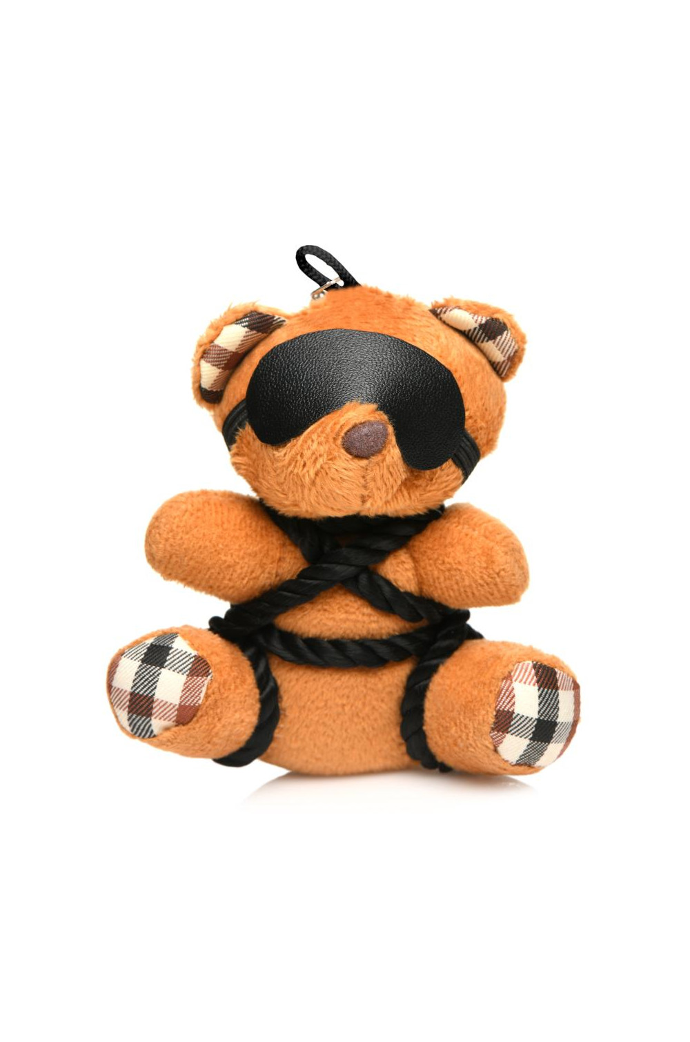 Porte-clés Teddy Bear en tenue Bondage