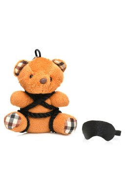 Porte-clés Teddy Bear en tenue Bondage