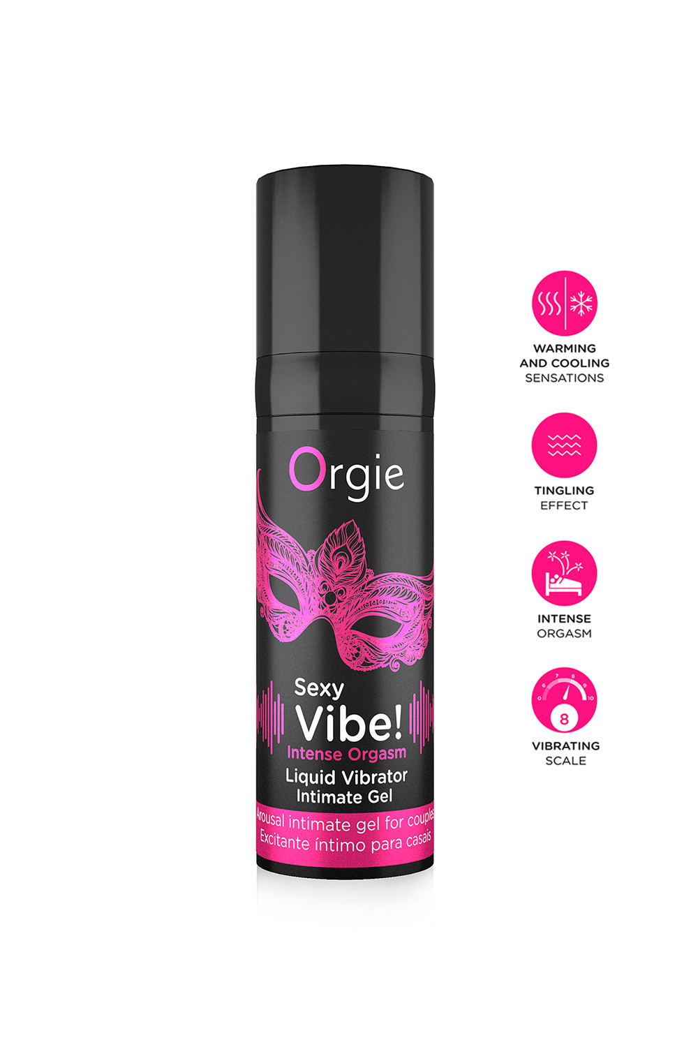 Gel d'excitation Sexy Vibe Intense Orgasm Liquid Vibrator