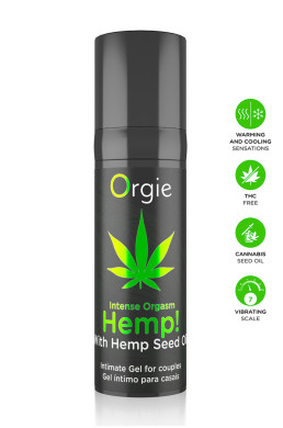 Gel intime d'excitation Hemp Intense Orgasm 15ml