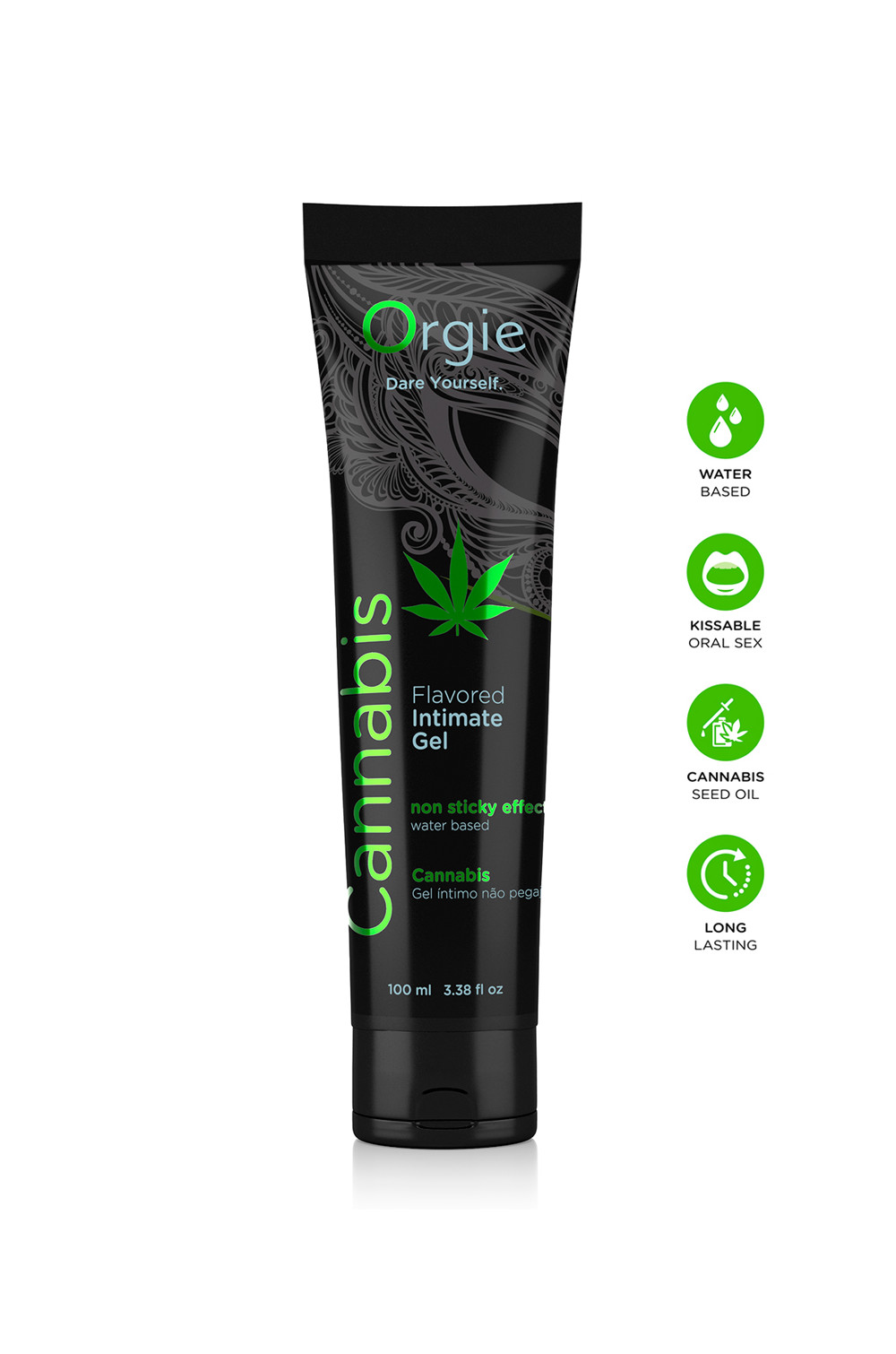 Lubrifiant eau Lube Tube Cannabis 100ml