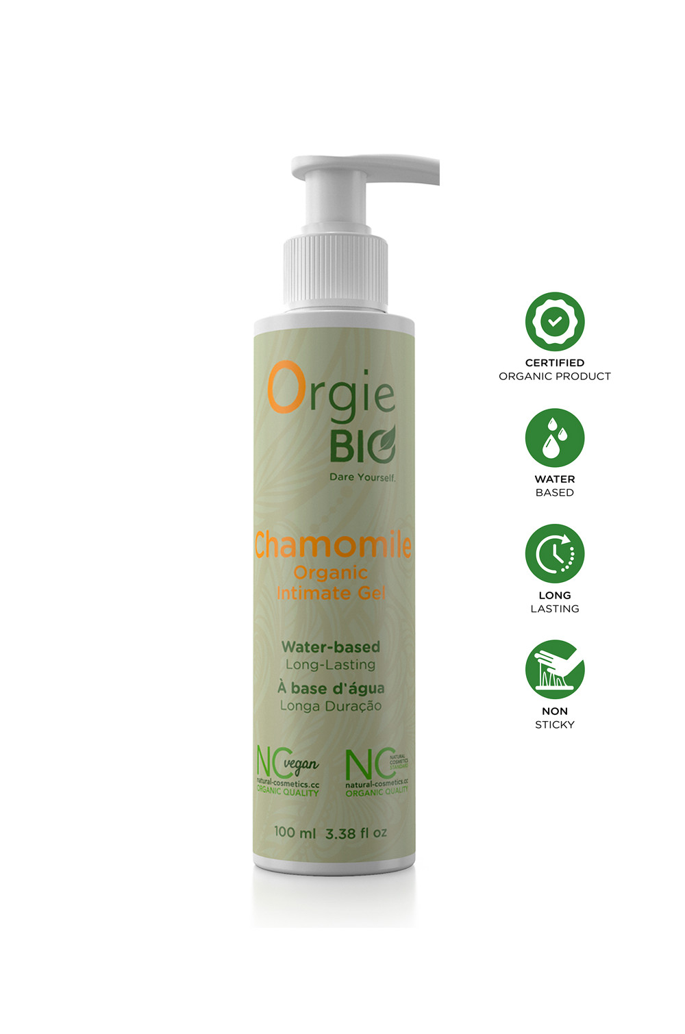 Gel Intime Bio à Base d'Eau à la camomille