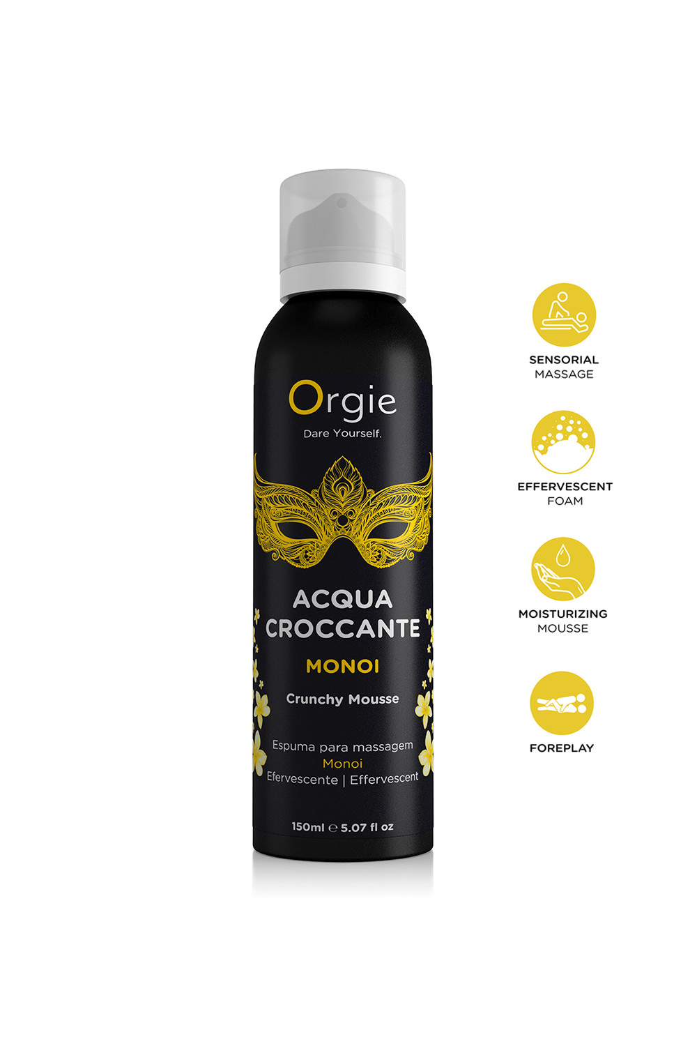 Mousse de massage effervescente Monoi 150ml