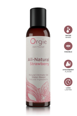 Gel intime naturel All Natural fraise 150ml