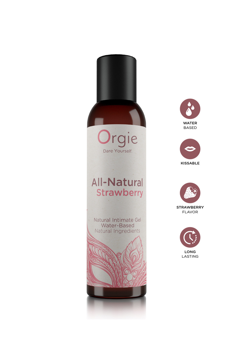 Gel intime naturel All Natural fraise 150ml