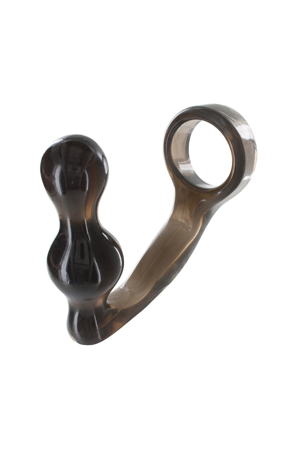 Stimulateur de prostate et cockring gris