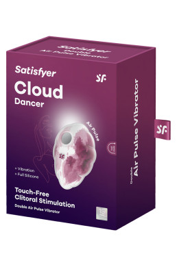 Stimulateur sans contact et vibrant Cloud Dancer - satisfyer