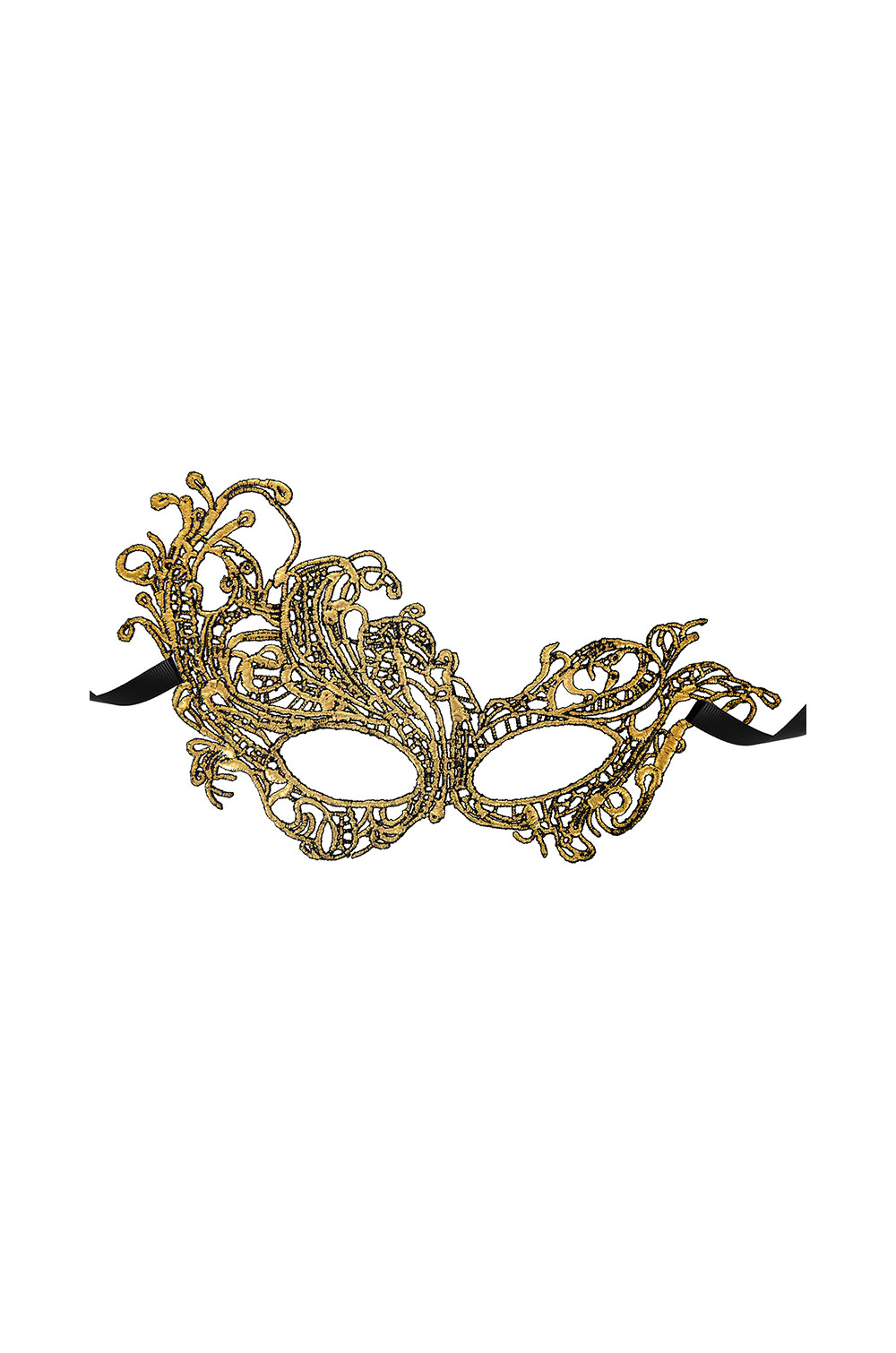 Loup broderie souple Aurore doré