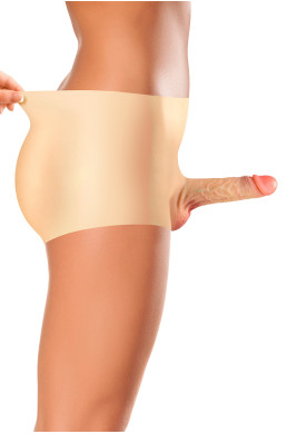 Culotte avec gode réaliste creux 