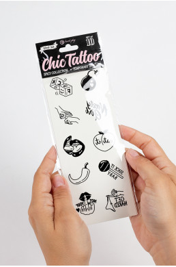 10 tatouages temporaires Spicy Collection - Secret Play