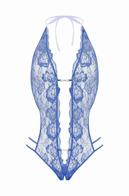 Body string ouvert Renee bleu - Christine