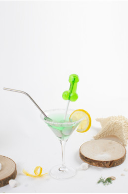 Sucette pénis Caipirinha avec alcool