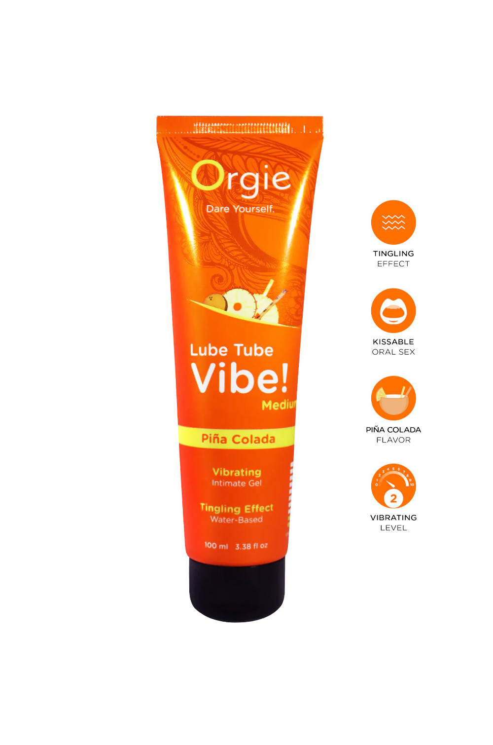 Lubrifiant Lube Tube Vibe (Medium) Pina Colada 100ml