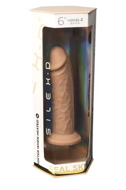 Gode Real Skin Model 2 flesh 15,4 cm - SilexD