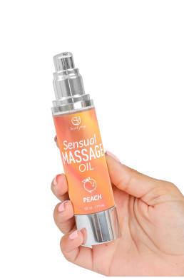 Huile de massage Pêche - Secret Play