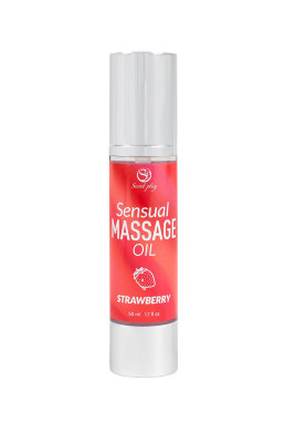 Huile de massage Fraise - Secret Play