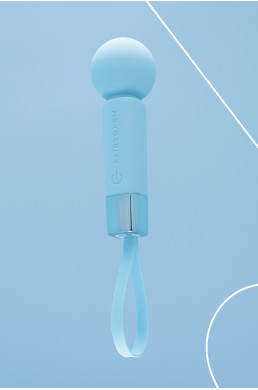 Mini vibro rechargeable Pearlstasy bleu - FairyGasm