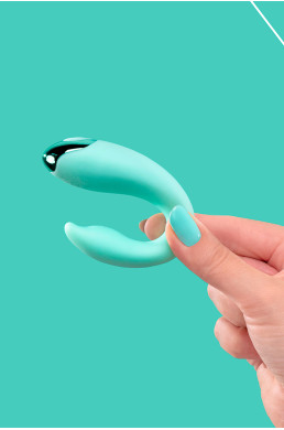 Vibro pour couples PleasureBerry vert - FairyGasm