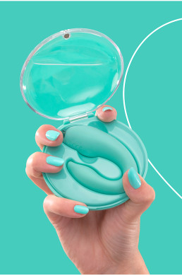 Vibro pour couples PleasureBerry vert - FairyGasm